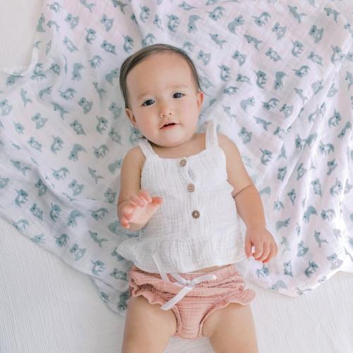 ＜aden + anais＞おくるみスワドル/2枚