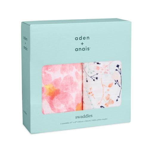 ＜aden + anais＞おくるみスワドル/2枚