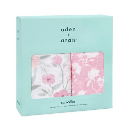 ＜aden + anais＞おくるみスワドル/2枚