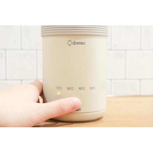 ＜dretec＞ドリテック　おでかけ温調ケトル　PO-170IV