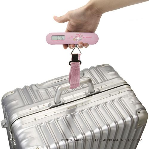＜dretec＞ドリテック　サンリオキャラクターズ　ラゲッジスケール　「マイメロディ」LS-115PK