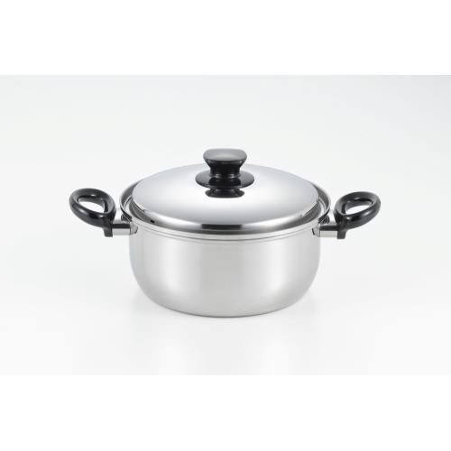 ＜ヨシカワ＞モディファイ　両手鍋　22cm