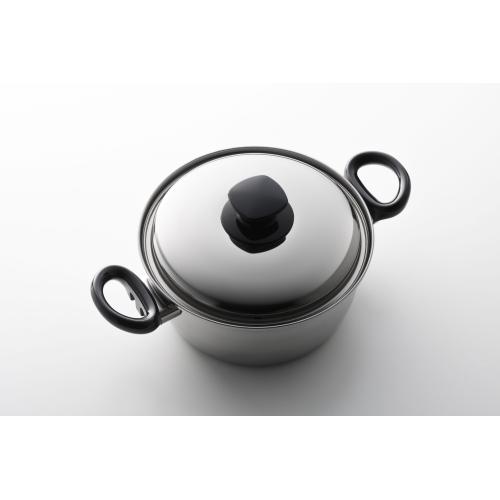 ＜ヨシカワ＞モディファイ　両手鍋　22cm