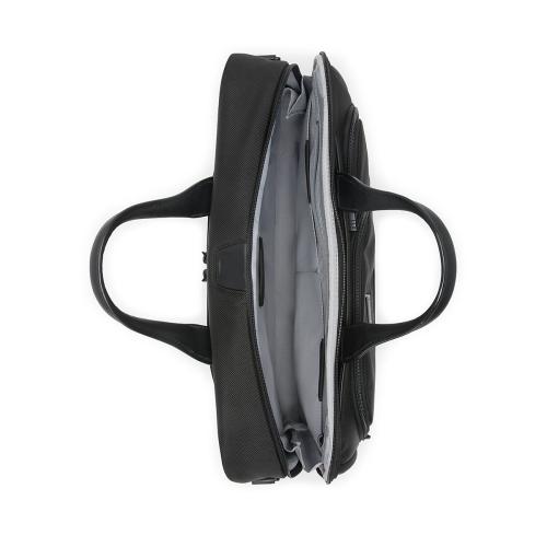 ＜TUMI＞TUMI ALPHA ミディアム・15インチ・エクスパンダブル・ブリーフケース / ブラック