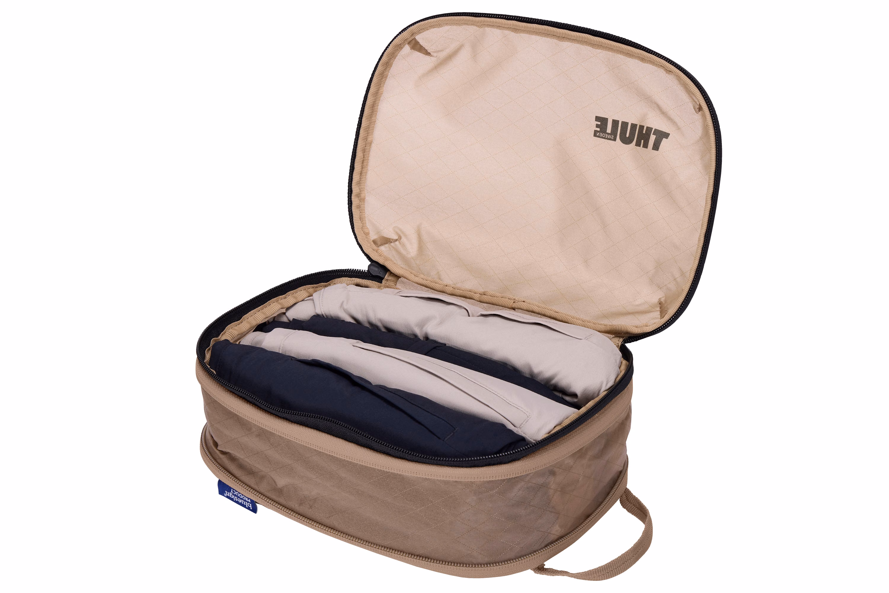 ＜THULE＞コンプレッションパッキングキューブ S ジェントルベージュ