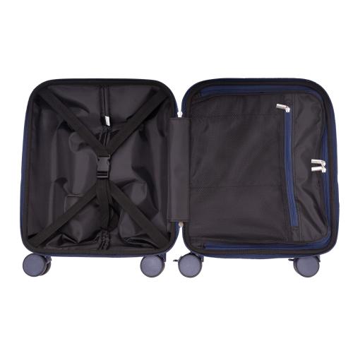 ＜TRAVELIST＞コーナーパッド付 Top Openキャリー LCC・コインロッカーサイズ