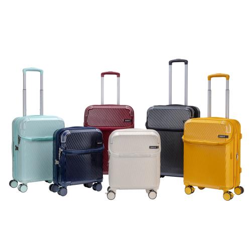 ＜TRAVELIST＞コーナーパッド付 Top Openキャリー LCC・コインロッカーサイズ