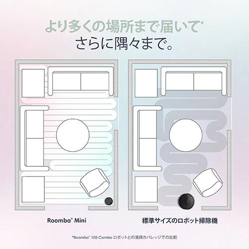 ＜アイロボット＞Roomba Mini　掃除機＆床拭きロボット＋ AutoEmpty(TM)充電ステーション