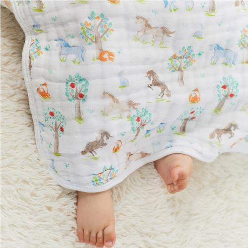 ＜aden + anais＞ブランケット/イヤーオブザホース・うま