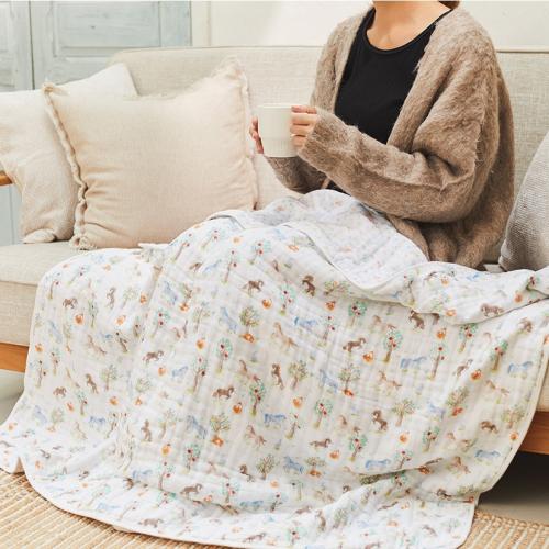 ＜aden + anais＞ブランケット/イヤーオブザホース・うま