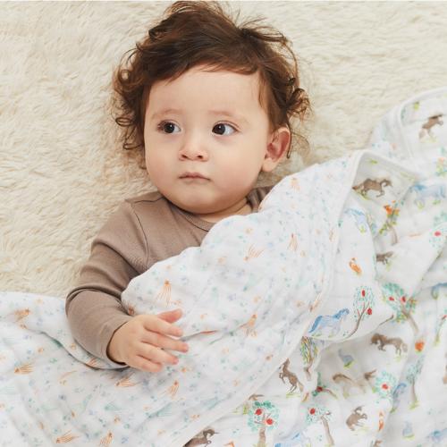 ＜aden + anais＞ブランケット/イヤーオブザホース・うま