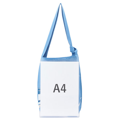 ＜ANAオリジナル＞KNT365 for ANA Fourty 駐機場モチーフニットバッグ　ブルー