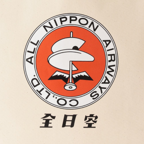 ＜ANAオリジナル＞レトロモチーフ 縦型トートバッグ（ダヴィンチマーク）