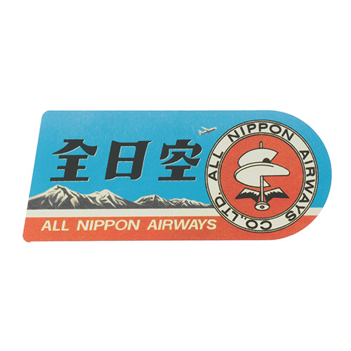 ＜ANAオリジナル＞レトロモチーフ ステッカー5枚セット（モヒカンブルー）