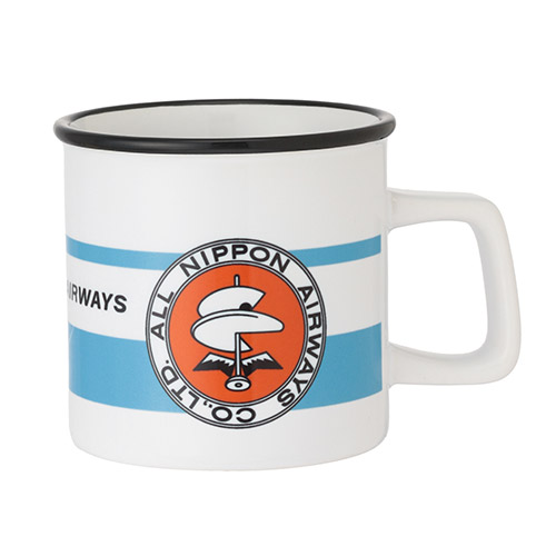 ＜ANAオリジナル＞レトロモチーフ マグカップ（モヒカンブルー）