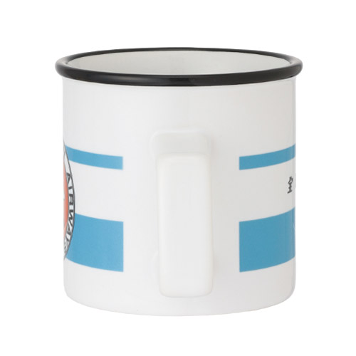 ＜ANAオリジナル＞レトロモチーフ マグカップ（モヒカンブルー）