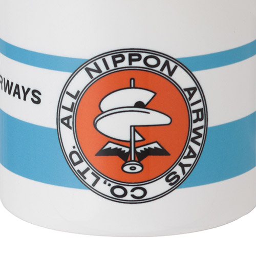 ＜ANAオリジナル＞レトロモチーフ マグカップ（モヒカンブルー）