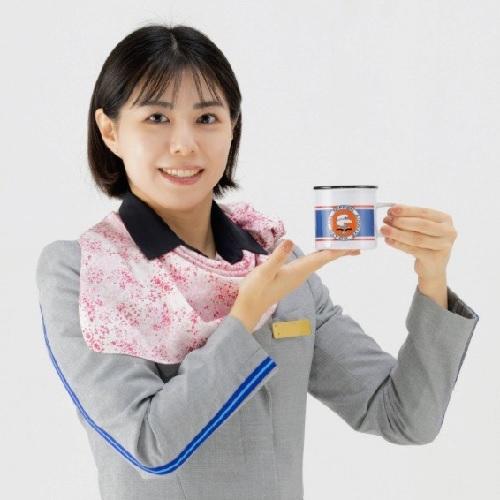 ＜ANAオリジナル＞レトロモチーフ マグカップ（ネイビー）