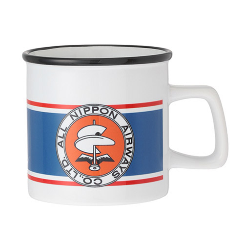＜ANAオリジナル＞レトロモチーフ マグカップ（ネイビー）