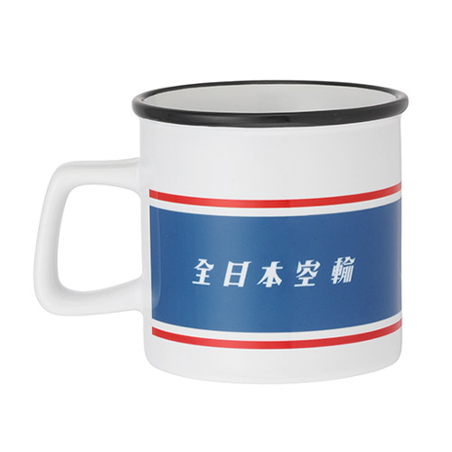 ＜ANAオリジナル＞レトロモチーフ マグカップ（ネイビー）