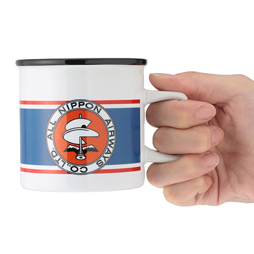 ＜ANAオリジナル＞レトロモチーフ マグカップ（ネイビー）