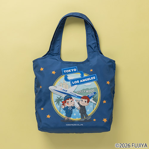 ＜ANAオリジナル＞PEKO for ANA　パッカブルエコバッグ（LA)