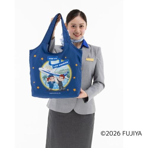 ＜ANAオリジナル＞PEKO for ANA　パッカブルエコバッグ（LA)