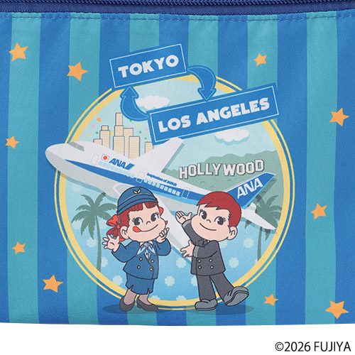 ＜ANAオリジナル＞PEKO for ANA　ポーチ（ショルダー付き）（LA)