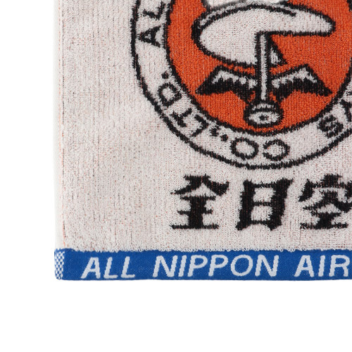＜ANAオリジナル＞レトロモチーフ 今治ジャカードタオルハンカチ2枚セット