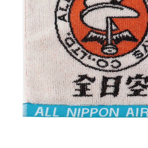 ＜ANAオリジナル＞レトロモチーフ 今治ジャカードタオルハンカチ2枚セット