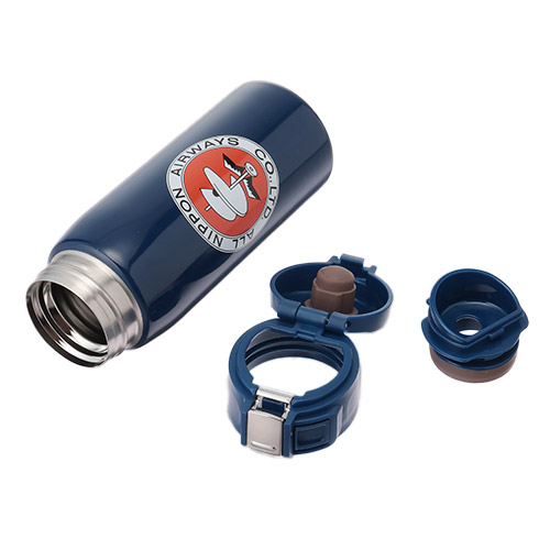 ＜ANAオリジナル＞レトロモチーフ ワンプッシュボトル（ネイビー）