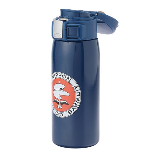 ＜ANAオリジナル＞レトロモチーフ ワンプッシュボトル（ネイビー）