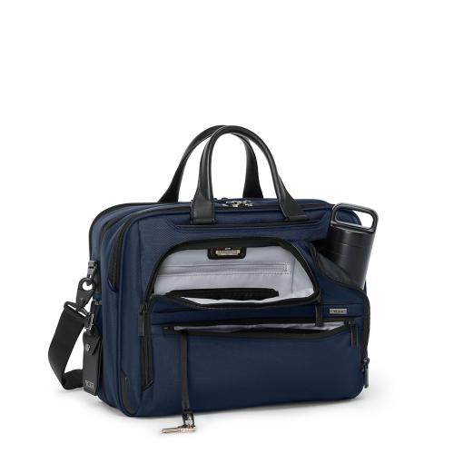 ＜TUMI＞TUMI ALPHA ミディアム・15インチ・エクスパンダブル・ブリーフケース / ネイビー