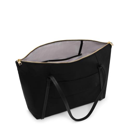 ＜TUMI＞VOYAGEUR 「キュー」TOTE  ブラック/ゴールド