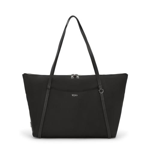 ＜TUMI＞VOYAGEUR 「キュー」TOTE  ブラック/ガンメタル
