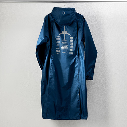 ＜ANAオリジナル＞空港３レター レインコート（男女兼用）
