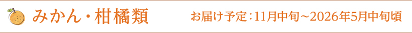 みかん・柑橘類