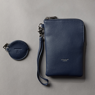 ＜ANAオリジナル＞ABAHOUSE for ANA トートバッグ（インナーポーチクラッチバッグ＆丸形マルチケース付き）