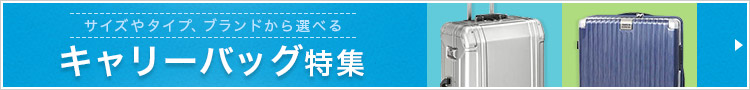 キャリーバッグ特集