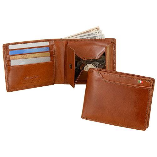 ＜ミラグロ＞イタリアンレザー・21ポケット財布