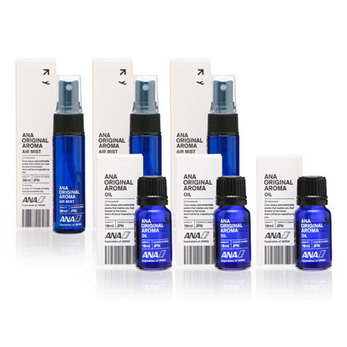 ＜ANAオリジナル＞ANAオリジナル アロマオイル 10mL　エアミスト 30mL　各3個セット