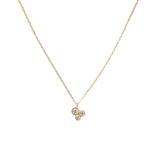 ＜HASUNA＞＊4月誕生石 eclat ネックレス