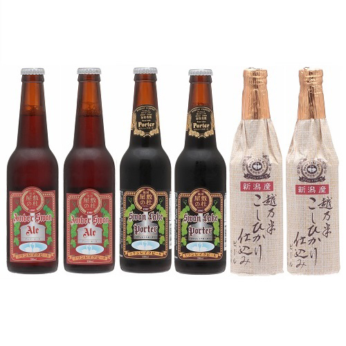 スワンレイクビール　金賞6本セット（3種各2本）