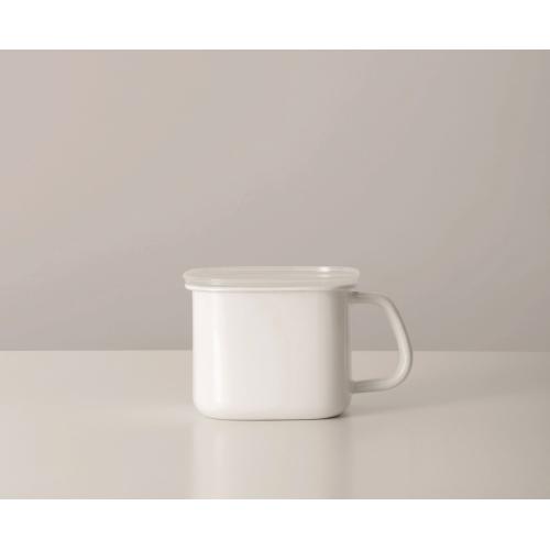 ＜富士ホーロー＞角型みそポット（N-KP）