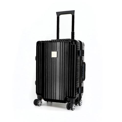 ＜TAKEO KIKUCHI＞ ワンプッシュロック機能 フレームハードキャリー ポリカーボネイト100％ アルミ製コーナーパット アルミフレーム 36L