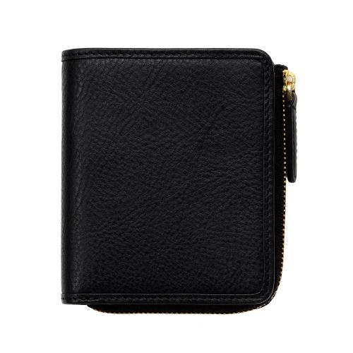 ＜ANON＞バケッタレザー・Ｌ字ファスナー二つ折り財布