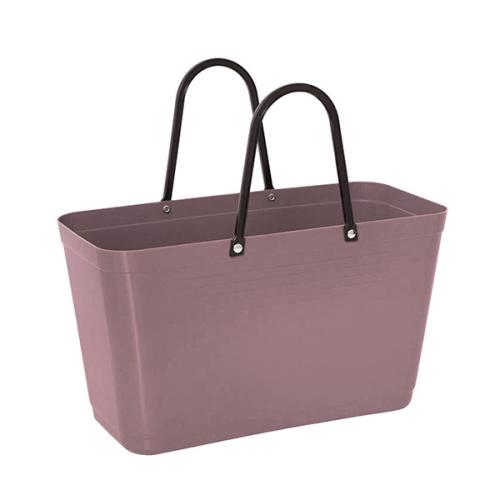 ＜HINZA＞スウェーデン製エコバッグ プラム