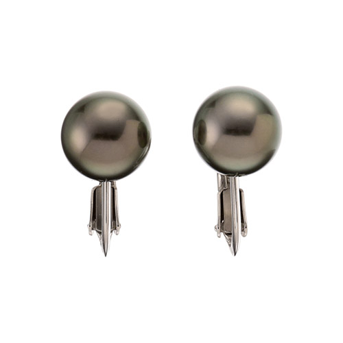 ＜ミワ＞クロチョウパールイヤリング