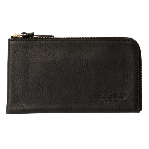 ＜池之端銀革店＞イタリアンレザー・L字ファスナー長財布