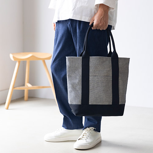 ＜sasicco＞OBIトート 消防刺子